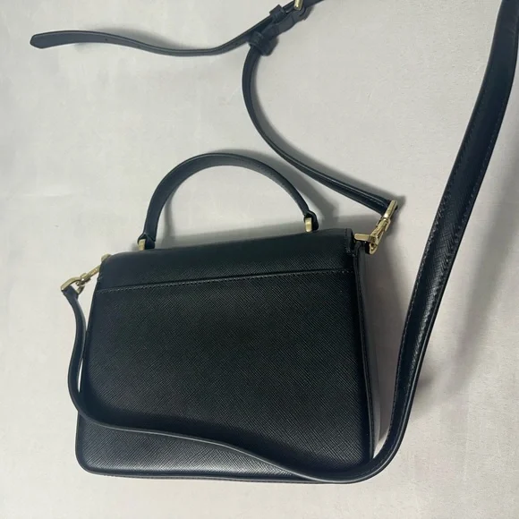 Kate Spade Black Crossbody Bag with Gold Accents - Picture 6 of 11